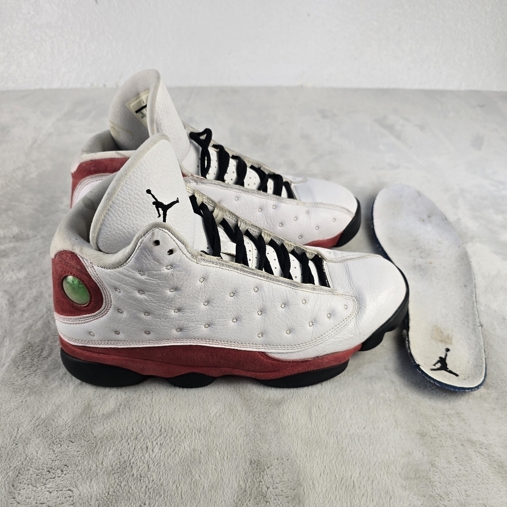 Nike Air Jordan 13 XIII Retro Chicago White/Red 414571-122  SZ 11 One Insole